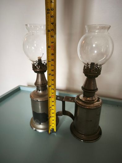 Antique/Vintage French Pigeon Lamps