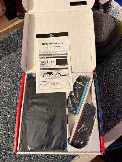 Nintendo Switch 2, 1 day old with Pokemon Pokopia and carry case