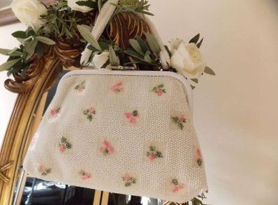 Vintage Corde Beaded Bag