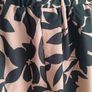 Flared Skirt in Black and Blush Floral print. Image 4