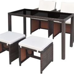 Garden Set 11 Pieces Poly Rattan Garden Set Various Selection