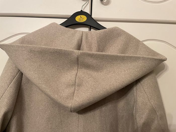 beige long coat