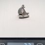 Sterling Silver Sailboat Charm Pendant Image 7