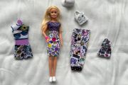 Barbie Crayola Mattel Color In Fashions Blonde FPH90 Used  Please look the pictures