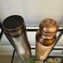 Pair of 100% Pure Copper Water Bottles Image 2