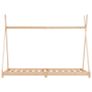 Kids Bed Frame Solid Pine Wood 90x200 cm Image 3