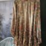 Zara shiny gold floral print dress, M, new Image 8