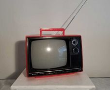 Vintage Sanyo portable TV
