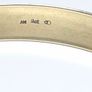 Vintage 1970s 1990s 9ct Solid Gold Bangle Bracelet 12.5g Image 3