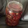 Yankee Yankee Candle Mosaic Candle Holder Multicolored Ombre Red Orange Yellow Image 4