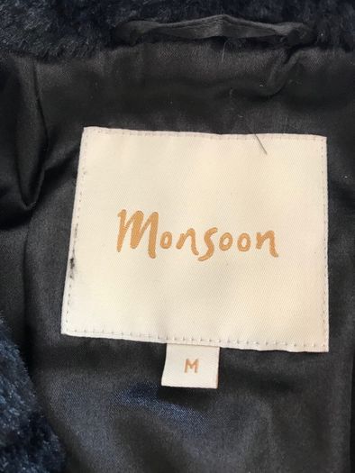 Monsoon Fur Shrug Size M (UK12)