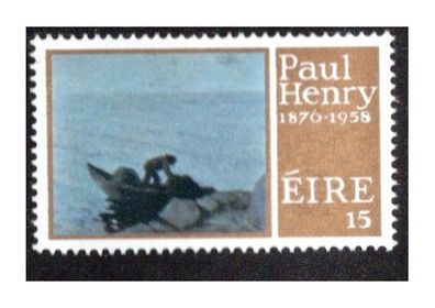 1976 Ireland Contemporary Irish Art Painting by Paul Henry Commemorative Stamp Mint Never Hinged (MNH)