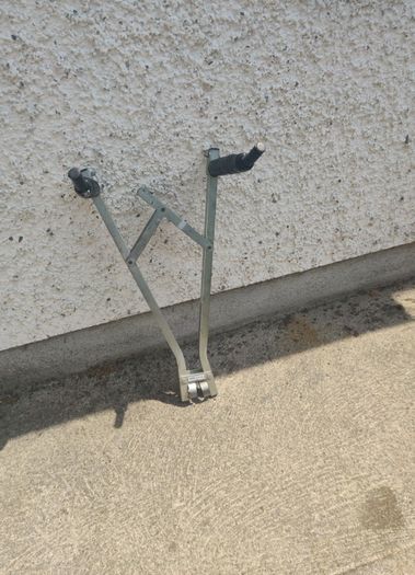 Car hitch single bike carrier