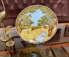Vintage Collectors Plate Autumn Herbst Wall plate Heinrich Porcelain Villeroy and Boch