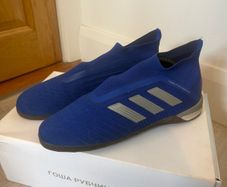 Adidas x Gosha Rubchinskiy GR Predator Boost TR in blue, style code CG7060, size US 10 / UK 9.5 / EU 44.