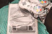 Nintendo Super Famicom Console &amp; Super Mario World SNES Japan.