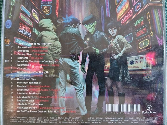 Gorillaz - Humanz CD (2017) Trip Hop EX+