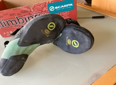scarpa vapor climbing shoes