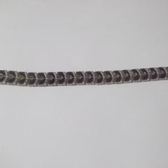 a lovely vintage bracelet with black and white stones on it