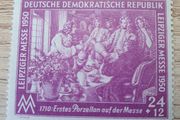 East Germany 1950 "Leipzig Spring Fair", 24+12 Pfennig, Michel No. 248, unused - free standard postage