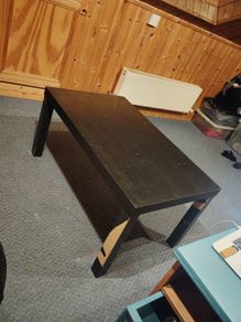 black coffee table