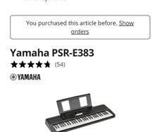 piano keyboard Yamaha