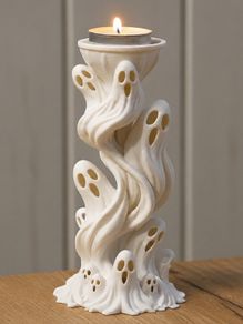Halloween Ghost Tealight Holder Spooky Home Decoration