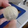 France 1873 A.5 Francs.90% Silver. Good very Fine. Image 2