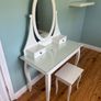 IKEA Hemnes Vanity Dresser / Stool / Drawers Image 2