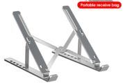 BRAND NEW Aluminium Foldable Stand Compatible with 10 to 15.6 Inches Notebook Adjustable Support Base for Laptops(SILVER)