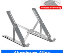 BRAND NEW Aluminium Foldable Stand Compatible with 10 to 15.6 Inches Notebook Adjustable Support Base for Laptops(SILVER)