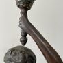 Bronze statue - Lady holding torch - by 'Rousseau Image 4