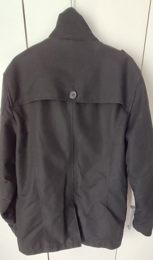 Jack & Jones Premium Collection Max Black Double Breasted Jacket Coat Size L