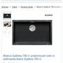 Blanco undermounted silgranite sink Image 2