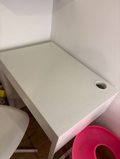desk and chair
