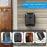 Key Safe Wall Mounted Police Approved,Key Lock Box for Outside 12 Digit Combination Lock Box Spare Key Hider Waterproof Security Lockbox Large Capacity Key Box for Home Garage Office School Image 4