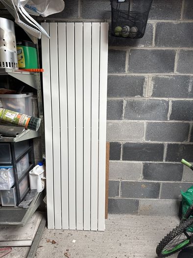 White home radiator