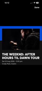 2x The Weekend Tickets - Standing