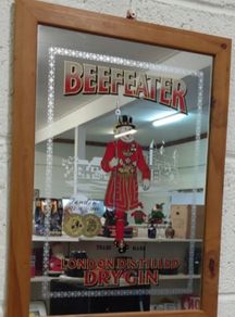 pub advertising mirrors