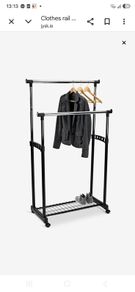 JYSK clothing rail