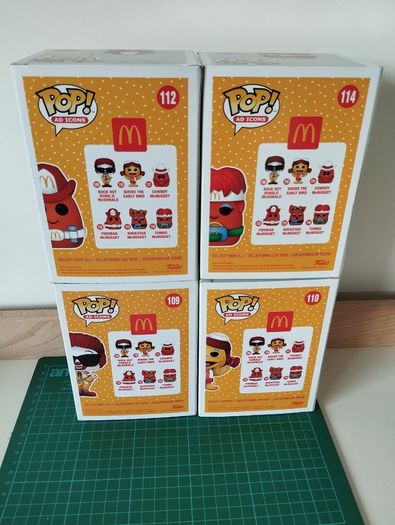 Funko Pop McDonalds Ad Icons Bundle (4 Figures)