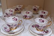 Beautiful  Royal Imperial 19 Piece Tea Set. Finest Bone China