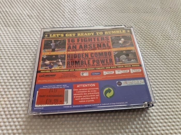 Ready 2 Rumble Boxing Sega Dreamcast Arcade Retro Games Original