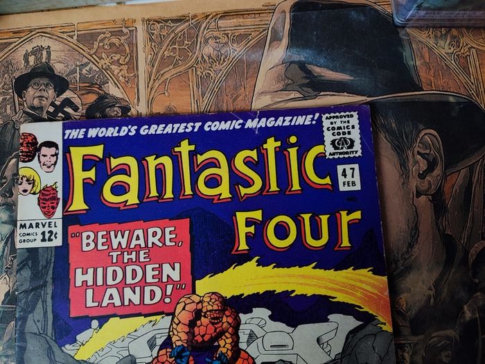 Fantastic Four ! Issue #47 ! by Stan Lee and Jack Kirby !! 1st App of Maximus the Mad ! 1st App of the Great Refuge Aka Attilan ! Silver Age Comic from 1966 ! by Marvel !