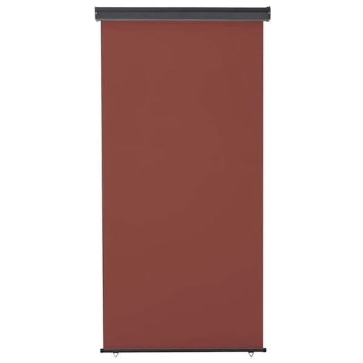 Balcony Side Awning 125x250 cm Brown