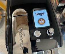 Sage Creatista  Nespresso Coffee Machine in Black/Chrome