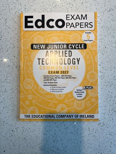 2027 EDCO Junior Cycle / Certificate Applied Technology Exam Papers - BRAND NEW