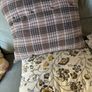 Vintage  ikea discontinued ALVINE LOV Pair of Embroidered large feather cushions. Hardly used. Image 4