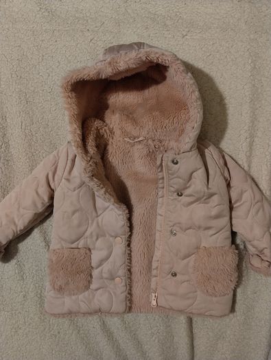 Warm Cosy Fleece Lined Hooded Jacket