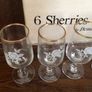 6 Vintage Dema Sherry glasses boxed Image 3